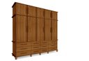Ver imagem 1 de Guarda Roupa Berlim Quarto Casal 5 Portas 12 Gavetas com Maleiro Luapa Móveis