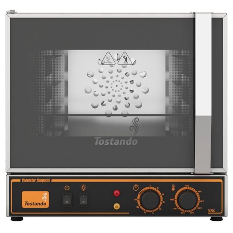 Forno Convector Compacto Analógico Elétrico Tostando Total Inox 67,5 Litros 2360W 220V FC70C