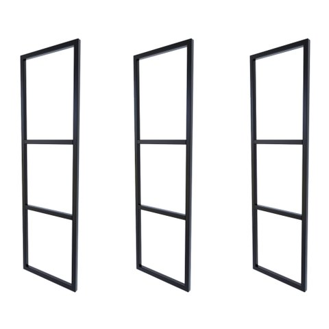 3 Suportes Prateleira Tripla Estilo Industrial Parede Teto