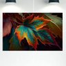 Quadro Decorativo Tela Canvas Abstratro Ref:qbab11 Lojall 90 X 60 Cm Borda Infinita - 1