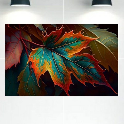 Quadro Decorativo Tela Canvas Abstratro Ref:qbab11 Lojall 90 X 60 Cm Borda Infinita