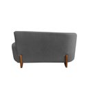 Ver imagem 6 de Namoradeira Sofá Feijão Lounge Orgânica Suede Cinza