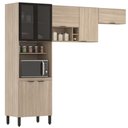 Ver imagem 1 de Cozinha Completa Modular Firenze 3 Peças Composição 7 Avena Touch FI0007 Demóbile
