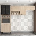 Ver imagem 4 de Cozinha Completa Modular Firenze 3 Peças Composição 7 Avena Touch FI0007 Demóbile