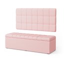 Ver imagem 2 de Kit Painel Rana 140 e Calçadeira Alpha Couro Aradecor