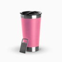 Ver imagem 1 de Copo Térmico Aço Inoxidável Parede Dupla - Rosa