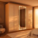 Ver imagem 5 de Guarda-roupa Casal 6 Portas 100% Mdf com Espelho e Led Yescasa Pérola