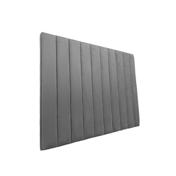 Cabeceira Estofada King 10 Blocos Não É Segredo Veludo Cinza 195x120 - 1
