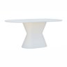 Mesa de Jantar Apollo Tampo Oblongo 180x90cm Branco - 1