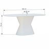 Mesa de Jantar Apollo Tampo Oblongo 180x90cm Branco - 2
