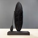 Ver imagem 5 de Estatueta Prancha Sup Wave / Stand-Up Paddle - Decoração / Toque 3D:Preto