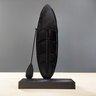 Estatueta Prancha Sup Wave / Stand-Up Paddle - Decoração / Toque 3D:Preto - 5
