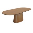 Ver imagem 1 de Mesa de Jantar Roma Oblongo 180x90cm - Amêndoa - Tampo 180x90cm Laminado Cinamomo