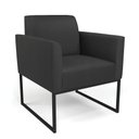 Ver mais imagens de Sofá Namoradeira com 2 Poltronas Base Industrial Preto Marisa Corino D03 - D\'rossi Cor Preto