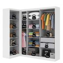 Ver imagem 6 de Guarda-Roupa Infantil 7 Portas Jasmim Branco