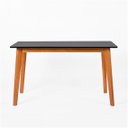 Ver imagem 5 de Mesa de Escritório Space 115cm Espresso Móveis Preto E Mel