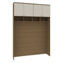 Ver imagem 1 de Guarda Roupa Modulado Ponte 163cm 04 Portas 245cm Alt Setiba