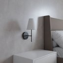 Ver imagem 5 de Kit 2 Arandelas de Parede Clássica Preto com Interruptor Cúpula Branco Ref 05 Lâmpada Branco Quente