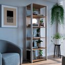 Ver imagem 6 de Estante Livreiro 183x60cm 05 Prateleiras Branco Montana Proddy Branco Montana