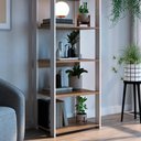Ver imagem 2 de Estante Livreiro 183x60cm 05 Prateleiras Branco Montana Proddy Branco Montana