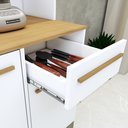 Ver imagem 7 de Armário de Cozinha 5 Portas 1 Gaveta Ágata Branco