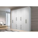 Ver imagem 1 de Guarda Roupa Casal 8 Portas e 6 Gavetas Master 8.6 Branco - Santos Andirá
