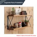 Ver imagem 5 de Suporte Para Prateleira Em X Estilo Industrial