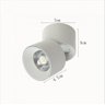 Spot Led Sobrepor Alny 10w 3000k Br - 4