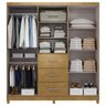 Guarda-Roupa Casal 6 Portas 3 Gavetas Londrina Espresso Móveis - 2