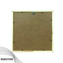 Ver imagem 3 de Kit 10 Molduras 15x15cm com Acetato e Fundo para Fotos Retratos Decoração Quarto Sala Cor:branco