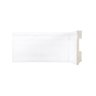 Kit Rodapé Poliestireno Frisado 2m 10cm Branco Px 5184 (4 Barras) - 1