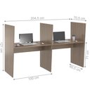 Ver imagem 2 de Mesa de Atendimento 2 Lugar Roma Affara