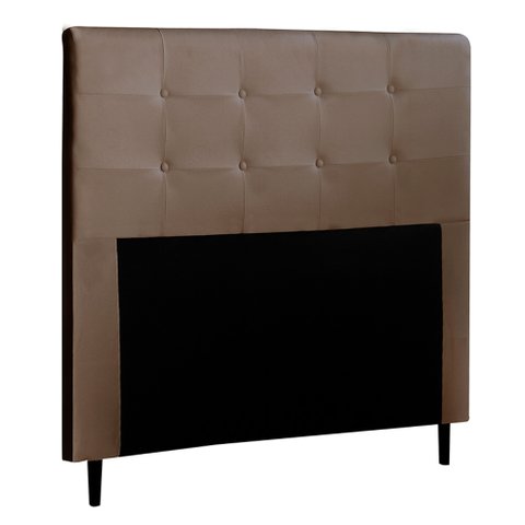 Cabeceira Cama Box Casal King Luna 193cm Corano Marrom - Abmaza