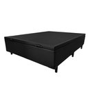 Ver imagem 2 de Cama Box com Bau Preta Casal Premium Blindada Super Reforçada