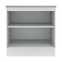 Ver imagem 7 de Balcão Armário de Cozinha 80 cm 2 Portas Branco/Cinza Agata Madesa