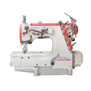Máquina Costura Industrial Galoneira Plana Fechada SS858D-01-CBX-3674-ST - Sun Special