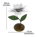 Ver imagem 2 de Castiçal de Vela Decoração de Aparador e Mesa de Festa Rustico Artesanal - Branco