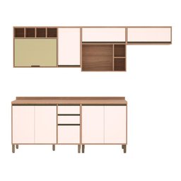 Cozinha Luciane Yara Vanila / Pérola Off White Metálico - 12 Cozinha Luciane Yara Vanila / Pérola Off White Metálico - 12