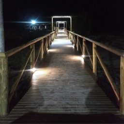 Mini Refletor LED Decorativo Econômico - Base Preta 6500K - Jateado - 220V - 5