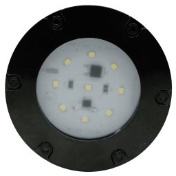 Mini Refletor LED Decorativo Econômico - Base Preta 6500K - Jateado - 220V - 2