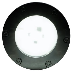 Mini Refletor LED Decorativo Econômico - Base Preta 6500K - Jateado - 220V