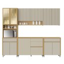 Ver imagem 2 de Cozinha 5 Peças 11 Portas 5 Gavetas 270cm 100% MDF Mista