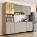 Ver imagem 1 de Cozinha 5 Peças 11 Portas 5 Gavetas 270cm 100% MDF Mista