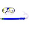 Kit Snorkel com Máscara Mergulho Infantil 39800 óculos Natação Piscina Praia MAR ONDA Criança - AZUL - 1