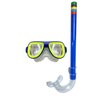 Kit Snorkel com Máscara Mergulho Infantil 39800 óculos Natação Piscina Praia MAR ONDA Criança - AZUL - 2