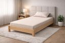 Ver imagem 2 de Colchão Tecido Marrom Estampa de Bambus 188x78x14 Espuma D33 Solteiro Adulto Cama Box