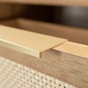 Ver imagem 3 de Cômoda Kaya 3 Gavetas Tauari - Telinha Rattan