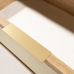 Cômoda Kaya 3 Gavetas Tauari - Telinha Rattan - 4