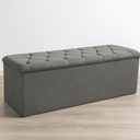 Ver imagem 3 de Recamier Bau Estofado Casal Queen Padrão Anita 160 Cm Veludo