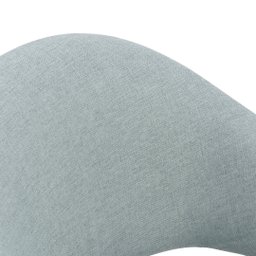 Cadeira Estofada com Estrutura de Aço Champanhe Tecido Blue Eisen - 6